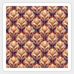 Elegant Ornate pattern, model 4 Sticker